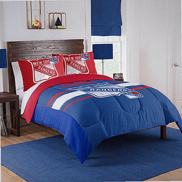 NHL New York Rangers Officially Licenced Comforter & Sham set