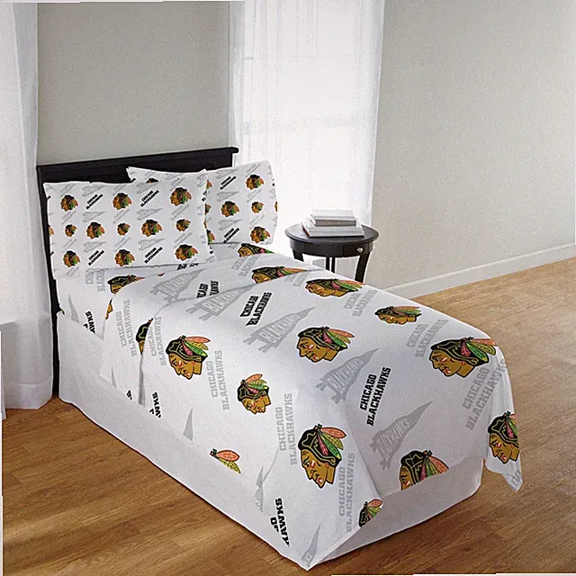 NHL Officially Licenced Chicago Blackhawks Sheet Set