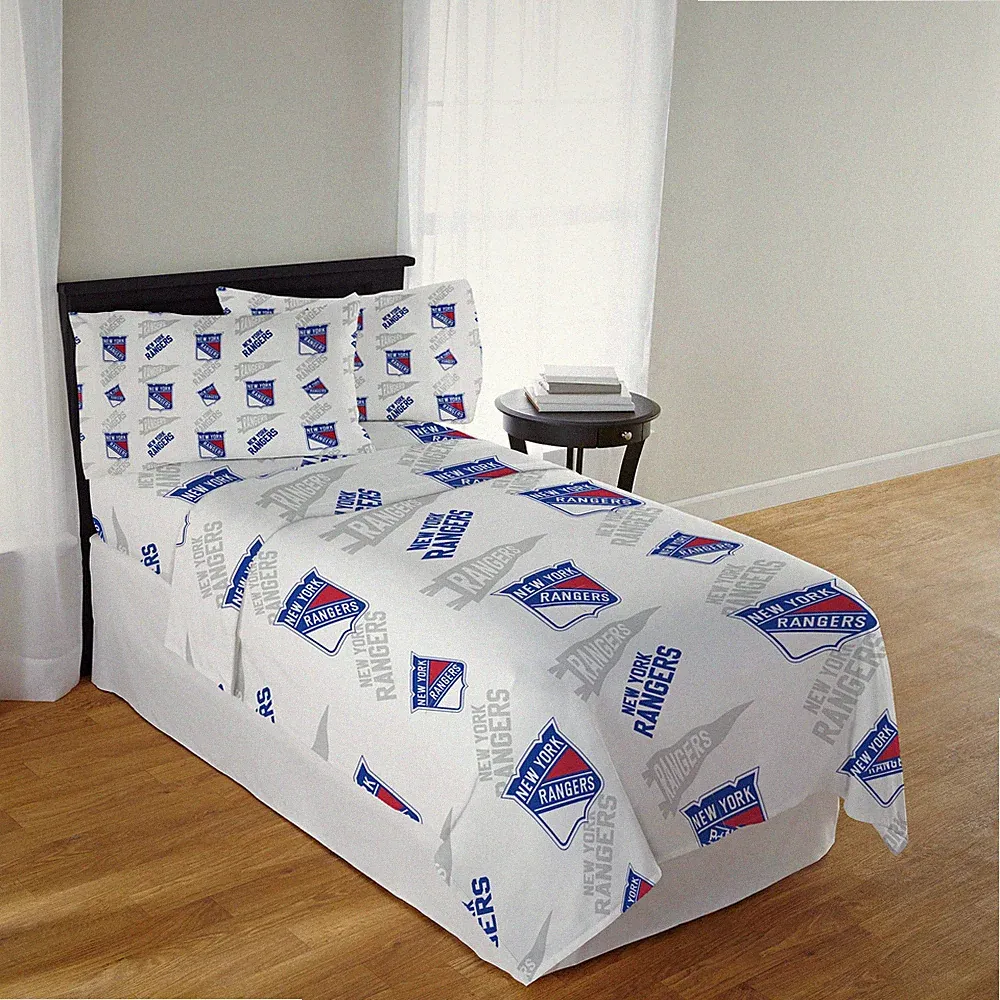 NHL Officially Licenced New York Rangers Sheet Set