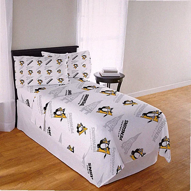 NHL Officially Licenced Pittsburgh Penguins Sheet Set