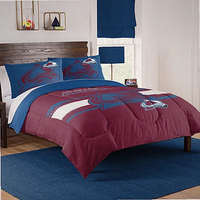 NHL Officially Licensed Colorado Avalanche Comforter & Sham Set