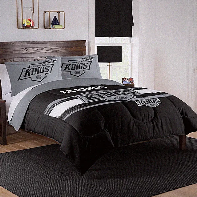 NHL Officially Licensed Los Angeles Kings Comforter & Sham Set