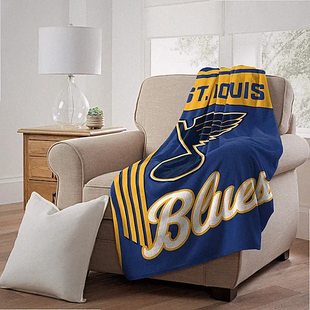 NHL Officially Licensed St. Louis Blues 46" x 60" Microfiber Throw Blanket
