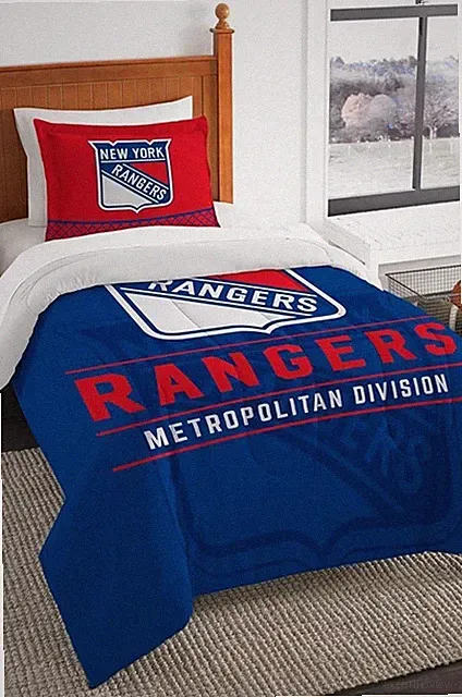 Officially Licensed NHL Twin or Full/Queen Comforter and Sham Set