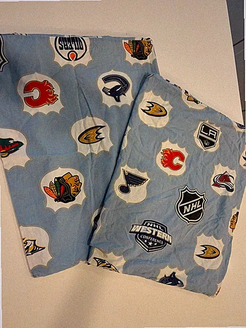 PB Teen NHL Pillowcases Set of 2 Standard | Retired Teams & Vintage Logos 2014