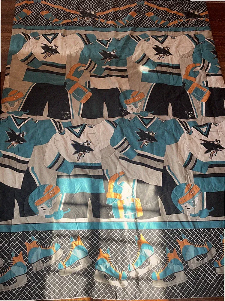 Sharks NHL bedding